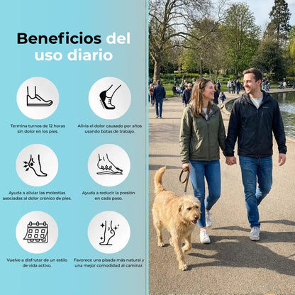 TeraPlantillas™ - Plantillas con soporte para el arco